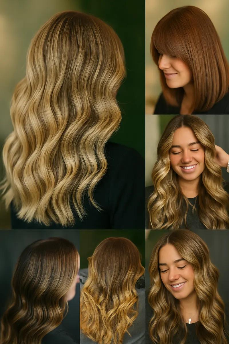 Inspiración de balayage, ondas y cortes de la web original