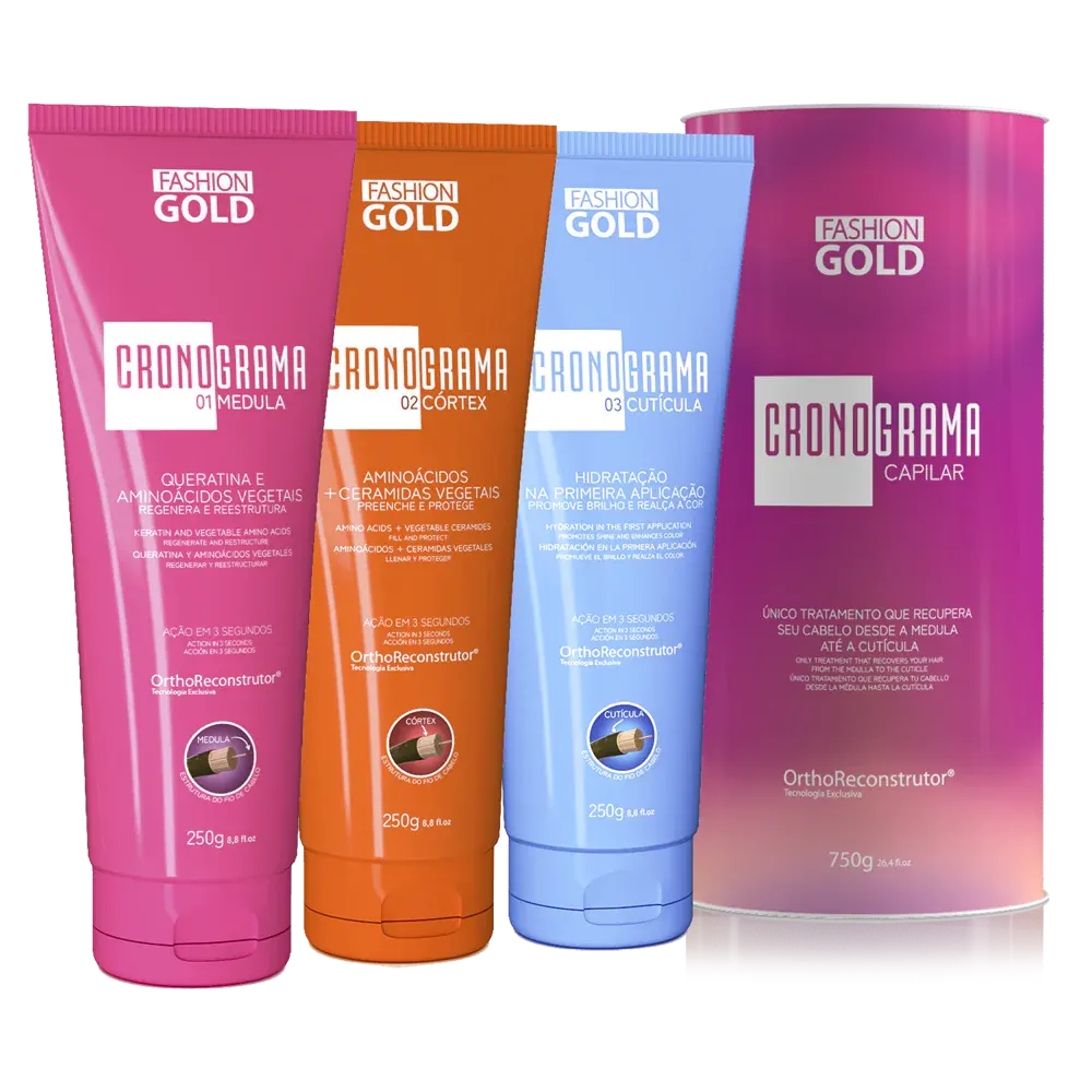 Kit CRONOGRAMA Hair Care System – Fashion Gold · Tienda AlelizSalon