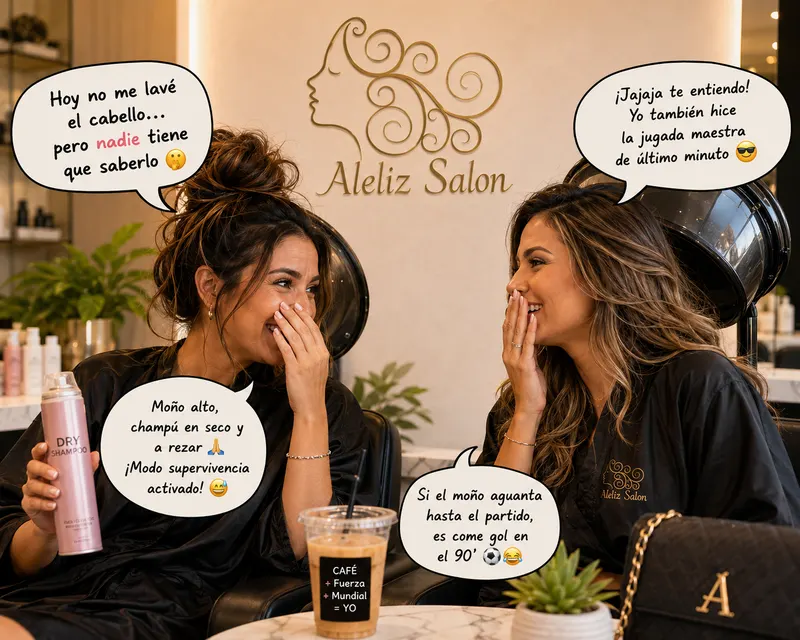 ¿Frizz, piscina o simplemente flojera? Confesiones de salón que todas pensamos en julio 🤫💛