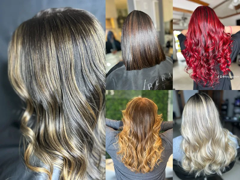 Collage de trabajos de Aleliz Salon